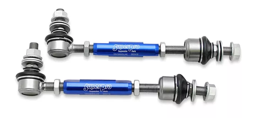 SuperPro Rear Adjustable End Link Set 12mm Studs fits 2003-2009 Lexus Gx470 / 2003-2024 Toyota 4Runner Limited / 2010-2023-2023 Lexus Gx460 / 2018-2024 Toyota 4Runner SR5 / 2020-2021-2023 Toyota 4Runner