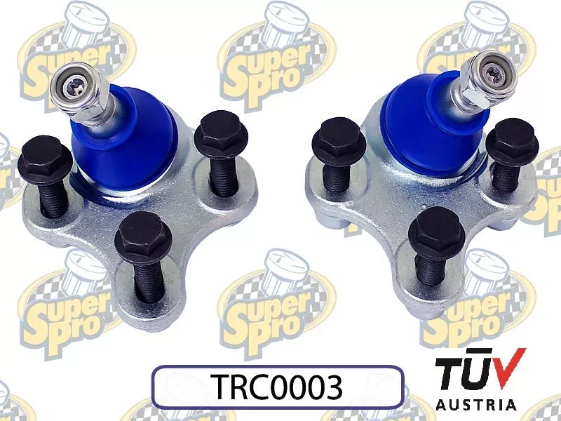 SuperPro TRC0003 Front Lower Camber Adjustable Ball Joint Set fits 2006-2016 Audi A3 BASE / 2006-2013 Audi A3 Quattro / 2010-2013 Audi A3 TDI / 2009-2017 Volkswagen CC