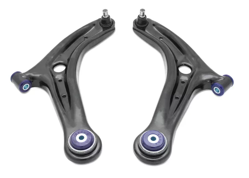SuperPro TRC1046 Front Lower Control Arm Set w/ Preinstalled SuperPro Bushings fits 2014-2019 Ford Fiesta ST