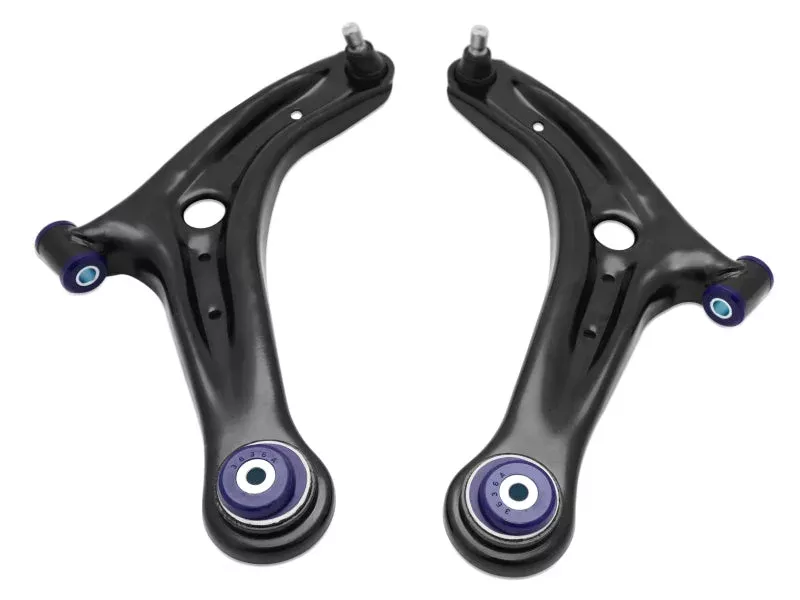 Superpro TRC1048 Complete Front Lower Control Arm Kit (Caster Increase) fits 2014-2019 Ford Fiesta ST
