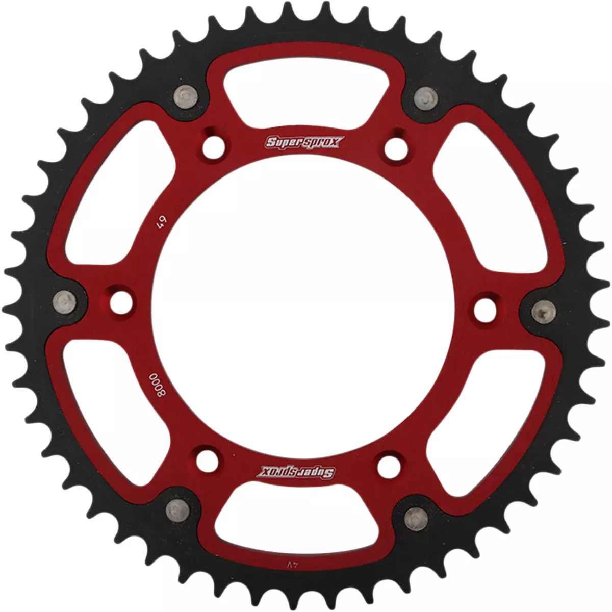 Supersprox Sprocket - RST-8000-49-RED Beta Dirt Bikes 2012-2017