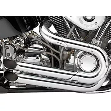 Supertrapp Road Legend Crakpipe Exhaust for HD FXST 90-06 Chrome