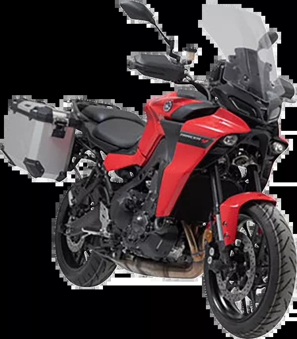 SW-Motech TRAX ADV Aluminum Case System - Silver - Yamaha Tracer 9 GT '21-'24