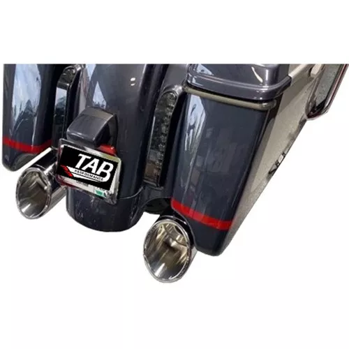 TAB Performance 50 Cal Slip-On Mufflers for 1995-2026 Harley Touring - Chrome