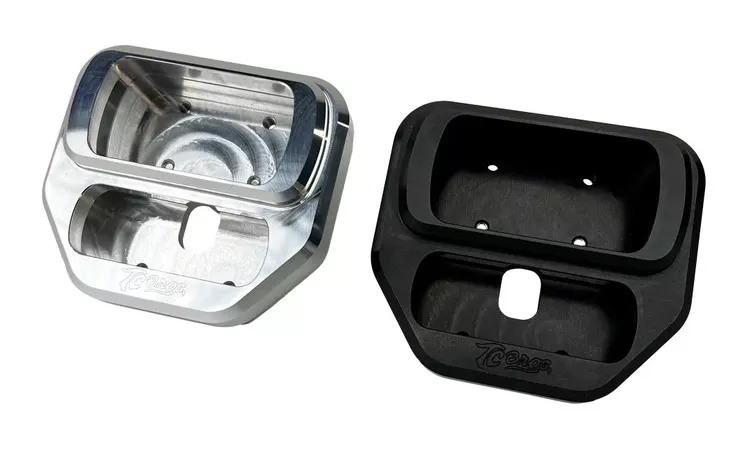 TC Bros Pro Series Digital Gauge Relocation Bezel For Harley Softail 2018-2024