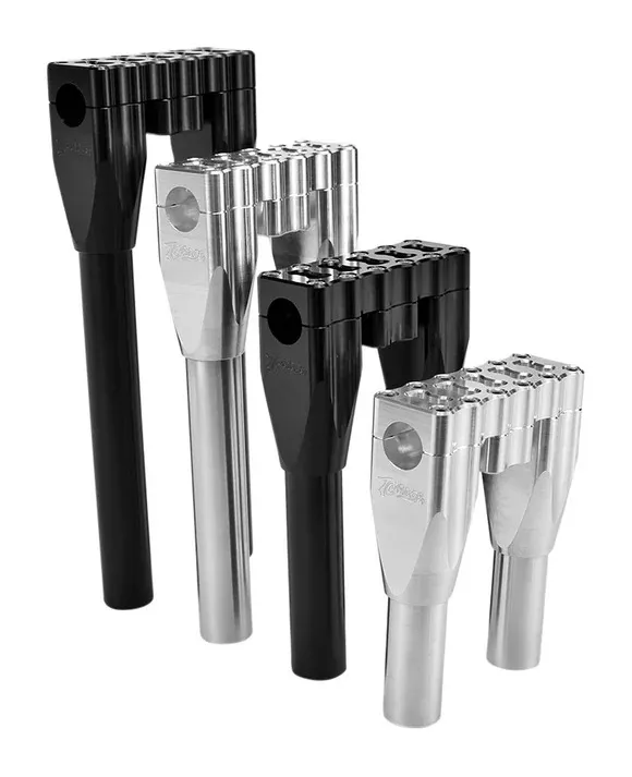 TC Bros Pro Series Modular Straight Risers For Harley