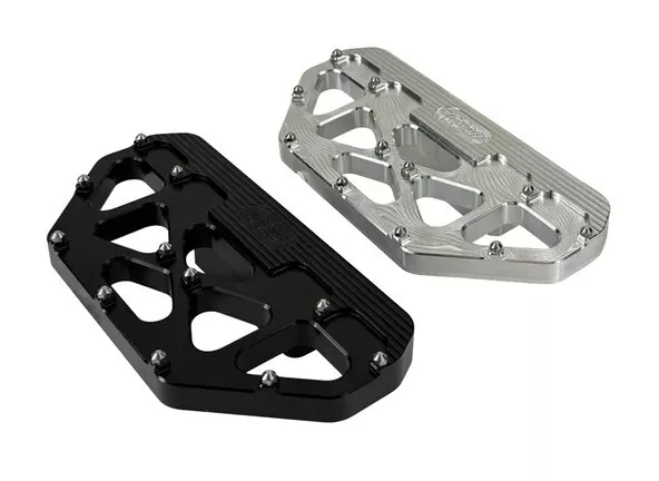 TC Bros Pro Series MX Passenger Floorboards For Harley Touring 1993-2026