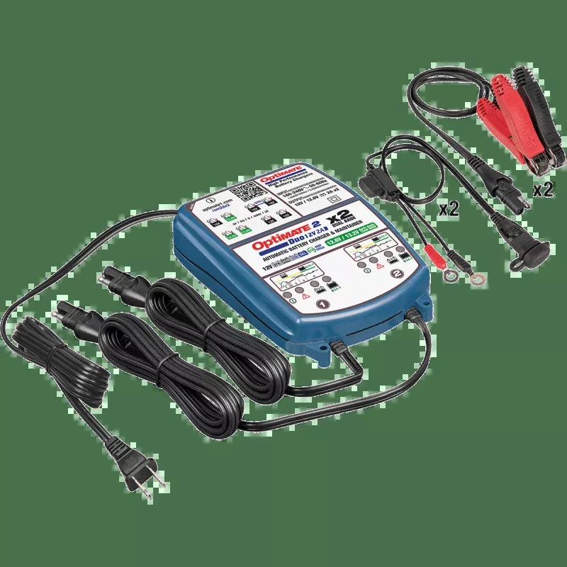 TecMate Optimate 2 DUO X 2 Bank