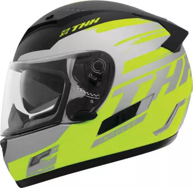THH TS-80 Impulse Yellow Black Helmet