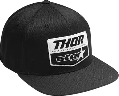 Thor Star Racing Black Chevron Hat