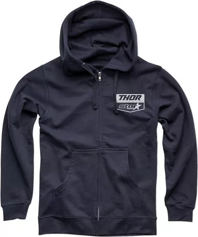 Thor Star Racing Navy Fleece Zip Up
