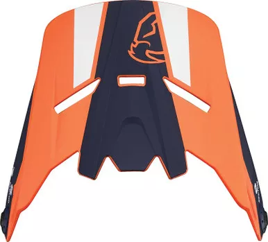 Thor Youth Sector Orange Navy Split Visor Kit