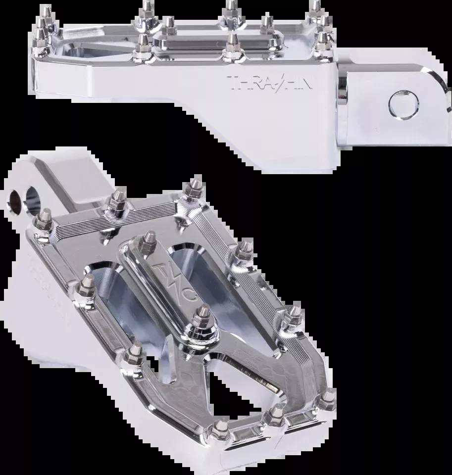 Thrashin Supply Chrome Aggressor Rear Foot Pegs for 2018-2025 Harley Softail