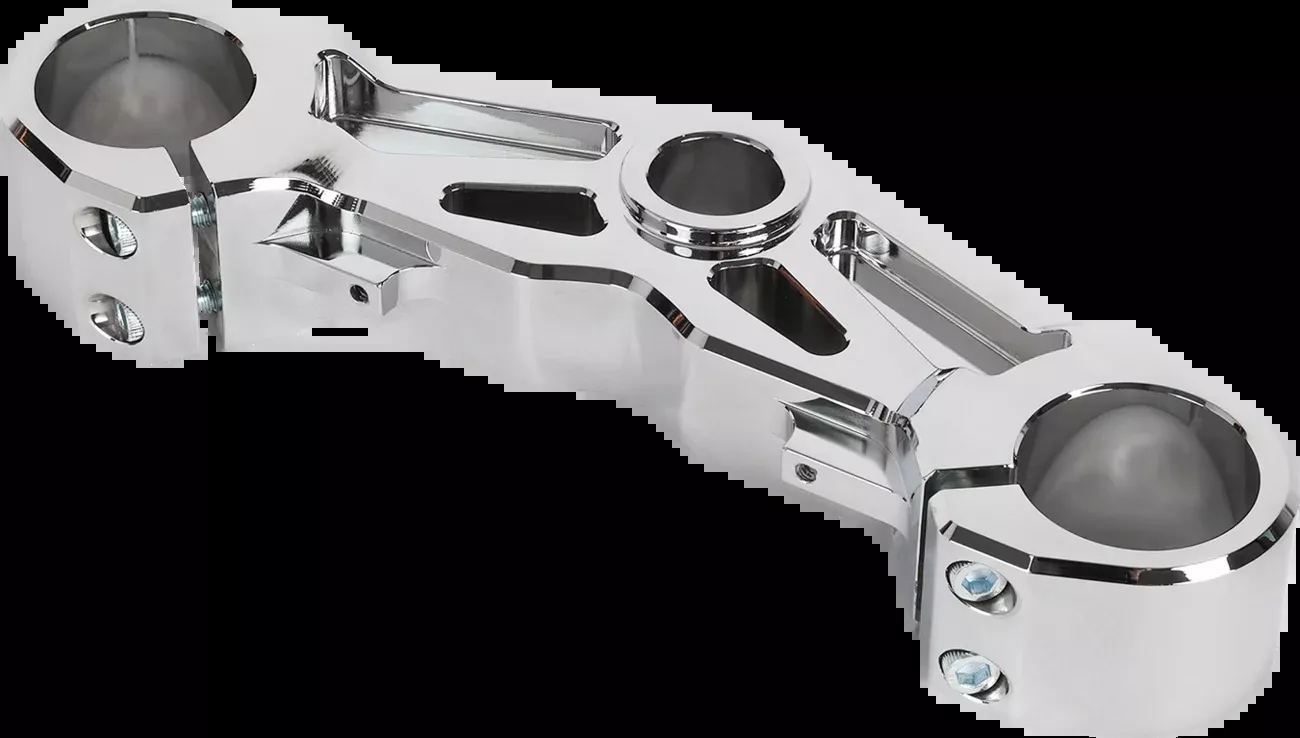 Thrashin Supply Chrome Bottom Triple Tree fits 2024 Harley Road Glide FLTRX