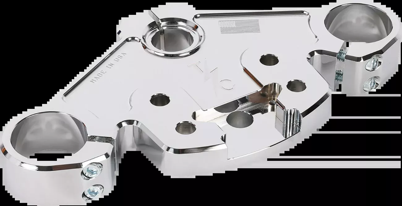 Thrashin Supply Chrome Top Triple Tree for 2024 Harley Road Glide TSC-2921-3