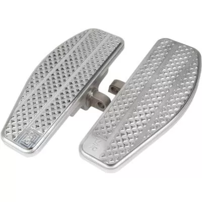 Thrashin Supply Co. Mini Driver Floorboards, Raw Aluminum – 1621-0841