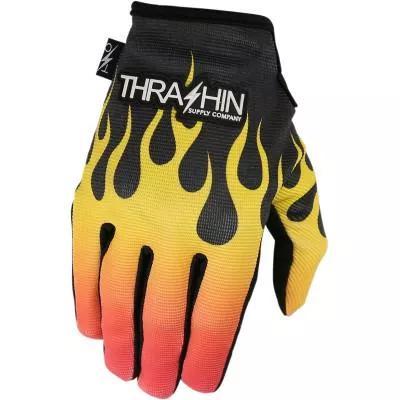 Thrashin Supply Co. Stealth Gloves, Flame – 3301-3502