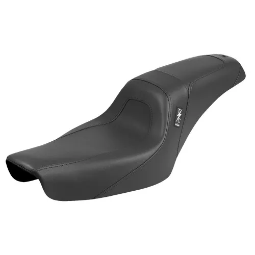 Thrashin x Saddlemen Step Up Smooth Seat for 1996-2003 Harley Dyna - Black