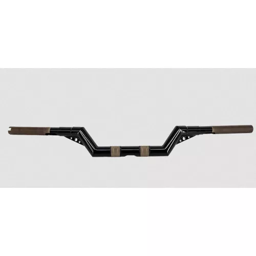 Trask 1-1/4" V-Line Moto Handlebars for Harley - Black