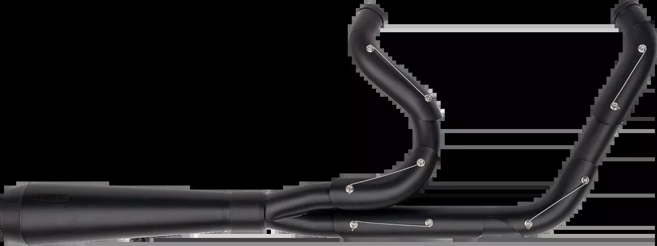 Trask Assault 2-1 Black Exhaust System fits 2006-2017 Harley Davidson Dyna FXD