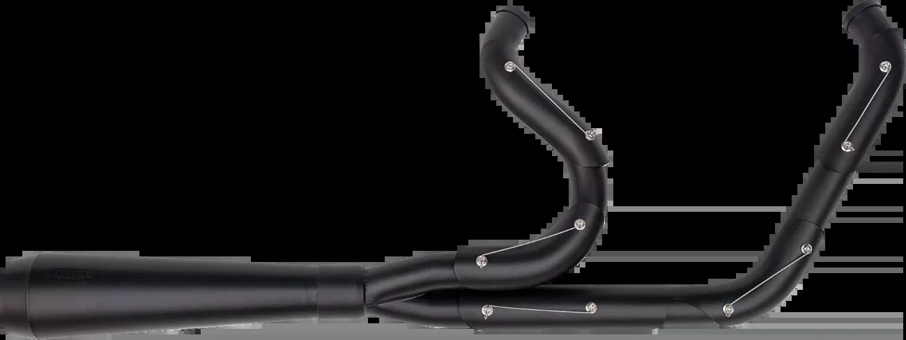 Trask Assault 2-1 Black Exhaust System fits 2007-2017 Harley Softail FXST FLST
