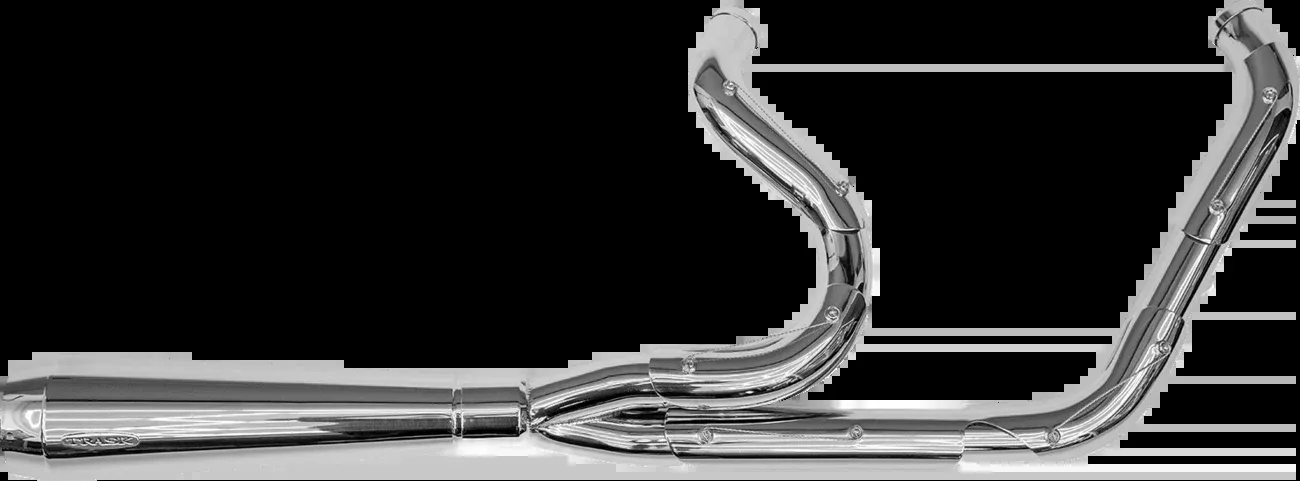 Trask Assault 2-1 Polished Exhaust System for 2007-2017 Harley Softail FXST FLST