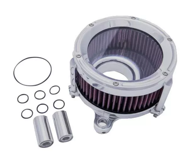 Trask Assault Charge High Flow Air Cleaner Kit for '17-24* Harley Davidson Touring /Trike Models & Softail '18-23 - Reverse Cut (Not for '23-'24 CVO Models or '24 FLHX/FLTR)