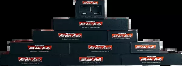 Trask Bitchin’ Bolts Hardware Kit – Titanium – M8 – Complete Driveline