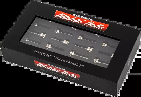Trask Bitchin’ Bolts Hardware Kit – Titanium – M8 – Rocker Box