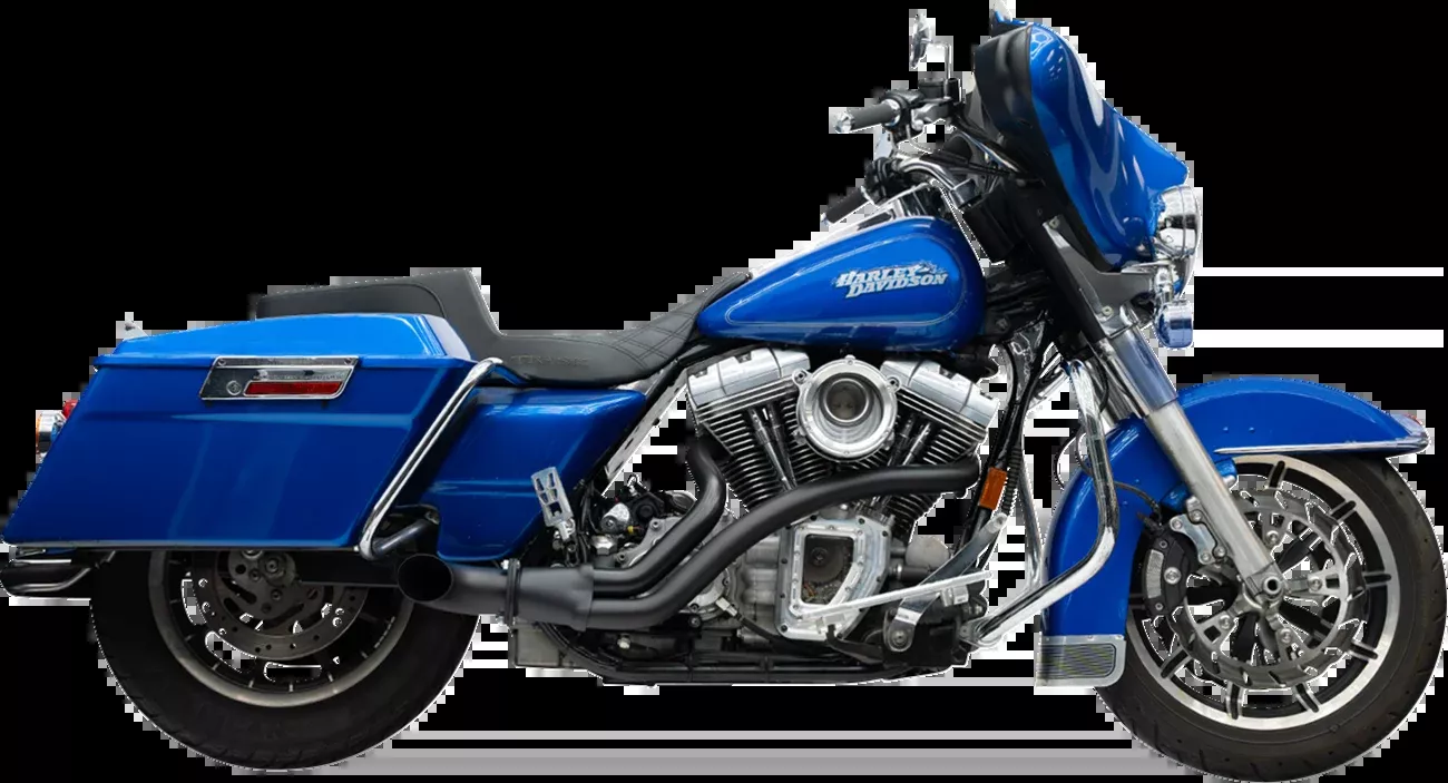Trask BMF 2-1 Black Exhaust System fits 2000-2016 Harley Davidson Touring