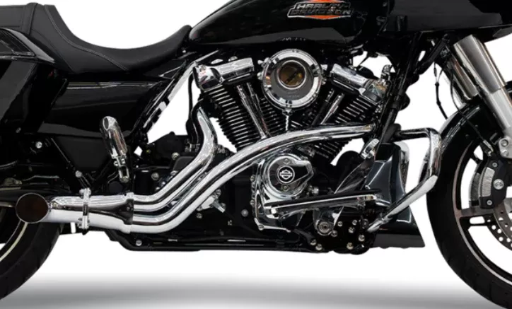 Trask BMF 2-1 Chrome M8 Exhaust System fits 2017-2025 Harley Davidson Touring