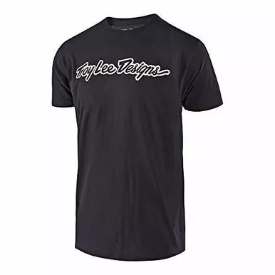 Troy Lee Designs SIGNATURE TEE BLACK Black