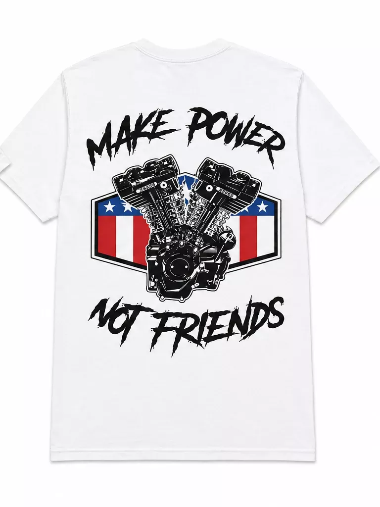 Tucker Speed Make Power Tee - White