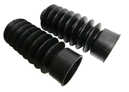 V-Factor EMGO 41mm Rubber Fork Boot Gaiters Covers 8-1/4" Harley & Metric Custom