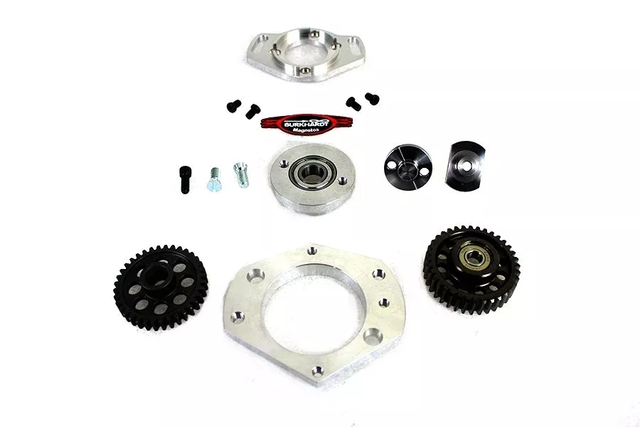 V-Twin WR-XR Burkhardt Magneto Mount Kit Harley Knuckle Pan Shovel Heads 37-89