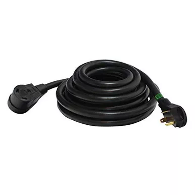 Valterra A10-3025E Mighty Cord 30 Amp Extension Cord 25', Black