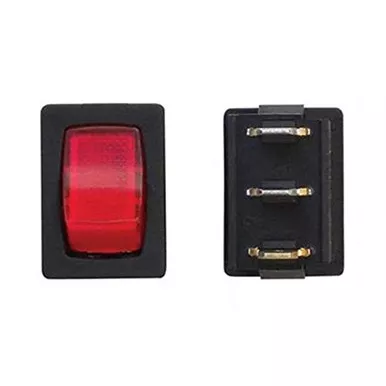 Valterra DG623PB 12V Black Red Lamp On/Off Min