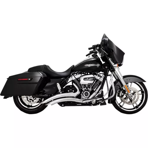 Vance & Hines Big Radius PCX Exhaust for 2017-2023 Harley Touring - Chrome