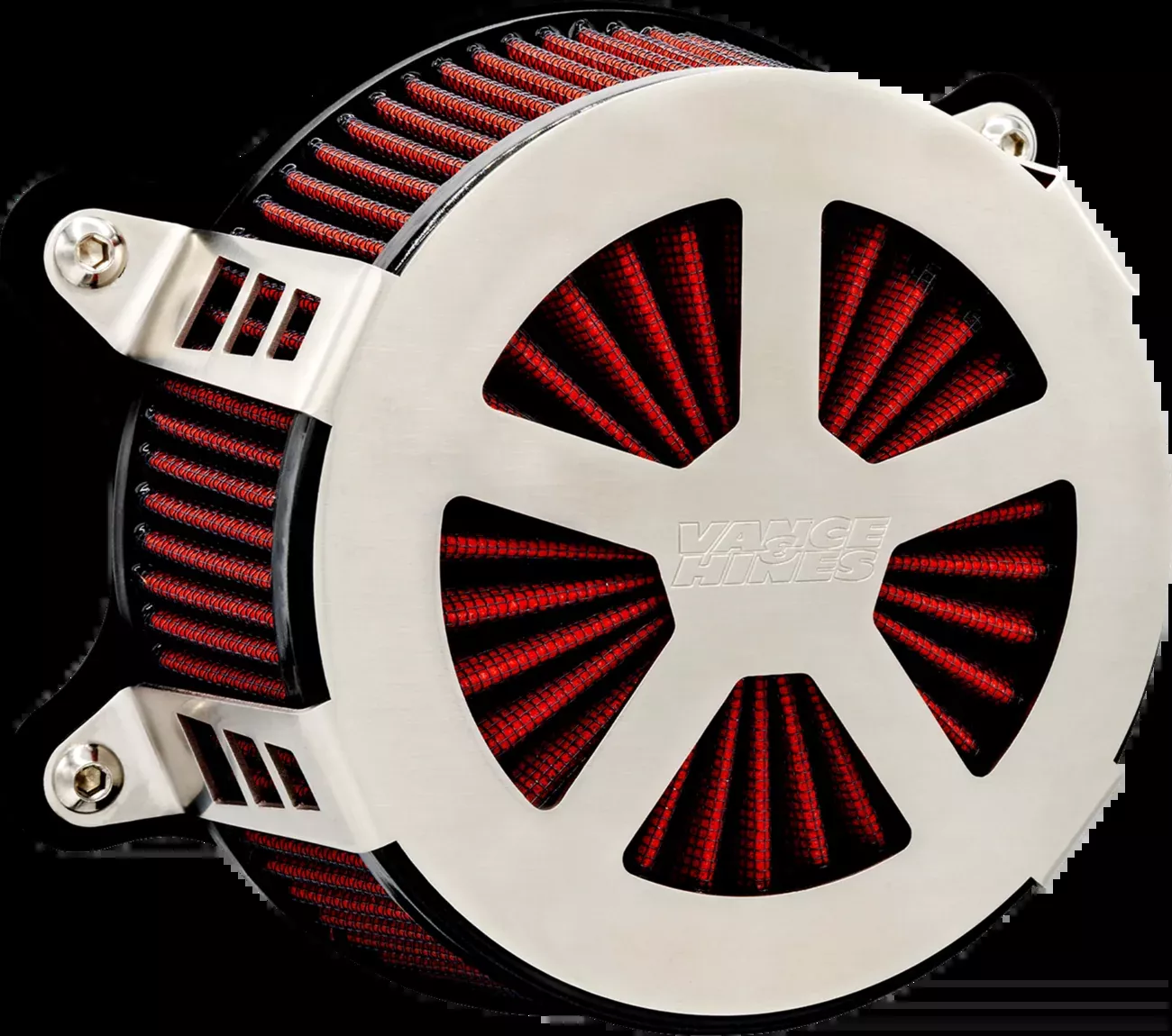 Vance & Hines Brushed VO2 Radiant V Air Filter 2023-2026 Harley Touring Softail
