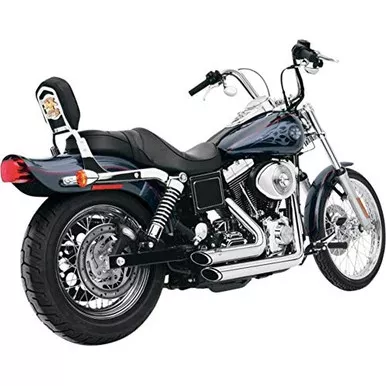 Vance & Hines Shortshots Staggered Exhaust Chrome 17213