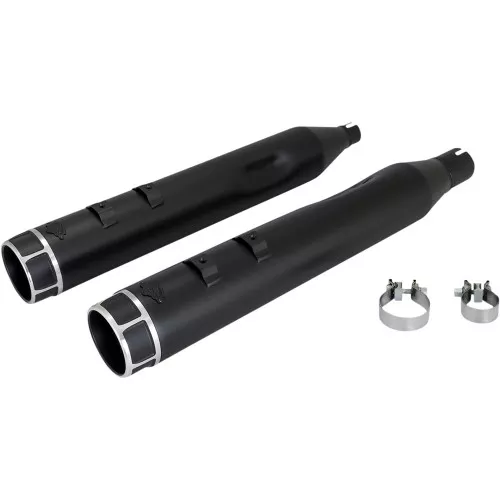 Vance & Hines Torquer 450 Slip-On Mufflers for 2017-2022 Harley Touring - Machine Cut