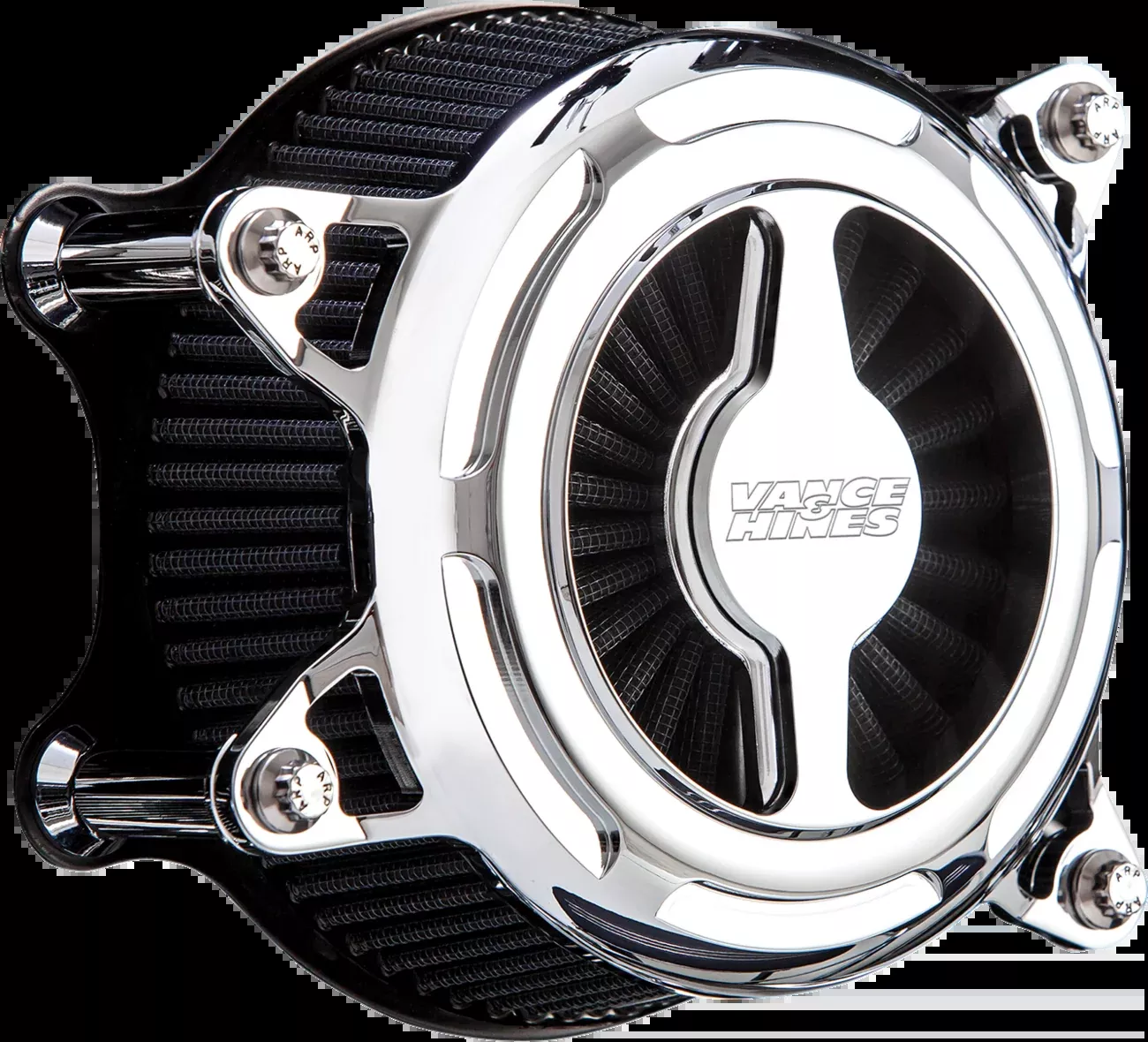 Vance & Hines VO2 Blade Chrome Air Filter for 2017-2025 Harley Touring Softail