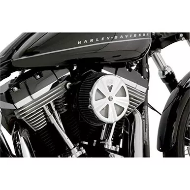 Vance & Hines VO2 Skullcap Crown Air Cleaner Insert Vented Chrome 71017