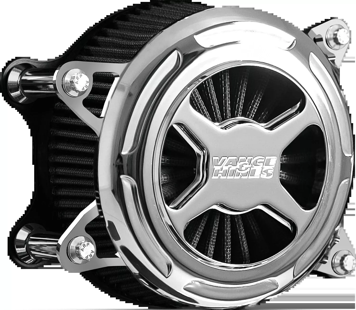 Vance & Hines VO2 X Chrome Air Filter Cleaner Kit 1999-2015 Harley Dyna Softail