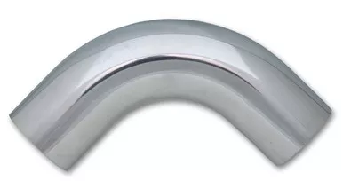 Vibrant 2158 1.5" O.D. Aluminum 90 Degree Bend Polished