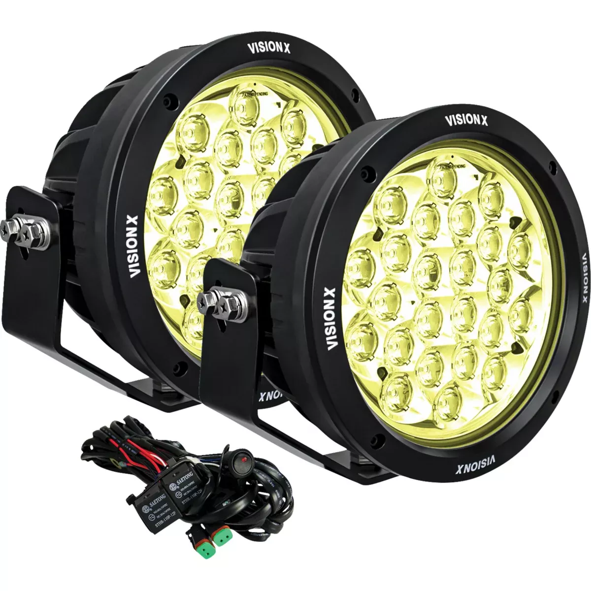 VISION X 2001-2888 9945804 Light Cannon cg2 – 7-3/4″ – multi led – selective yellow lens