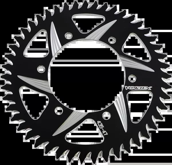 Vortex CAT5 Sprocket – Black – 47 Tooth – Black – Kawasaki/Suzuki/Yamaha