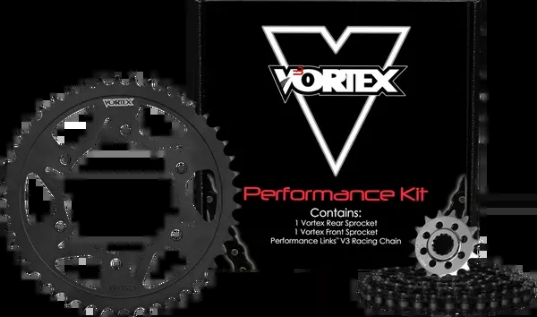 Vortex Chain And Sprocket Kit – WSS – Black – Suzuki GSX-R 1000/R
