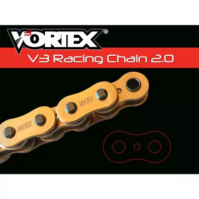 Vortex V3 2.0 G520RX3 Gold Motorcycle Chain