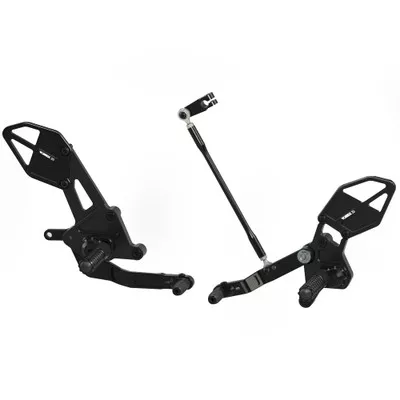 Vortex Yamaha FZ-07 / MT-07 15-26 Adjustable Rearsets V3 2.0